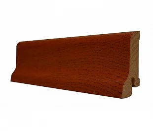 Плинтус шпонированный PolarWood Дуб Коньячный лак/Oak Lacquered Cognac 22х60х2500